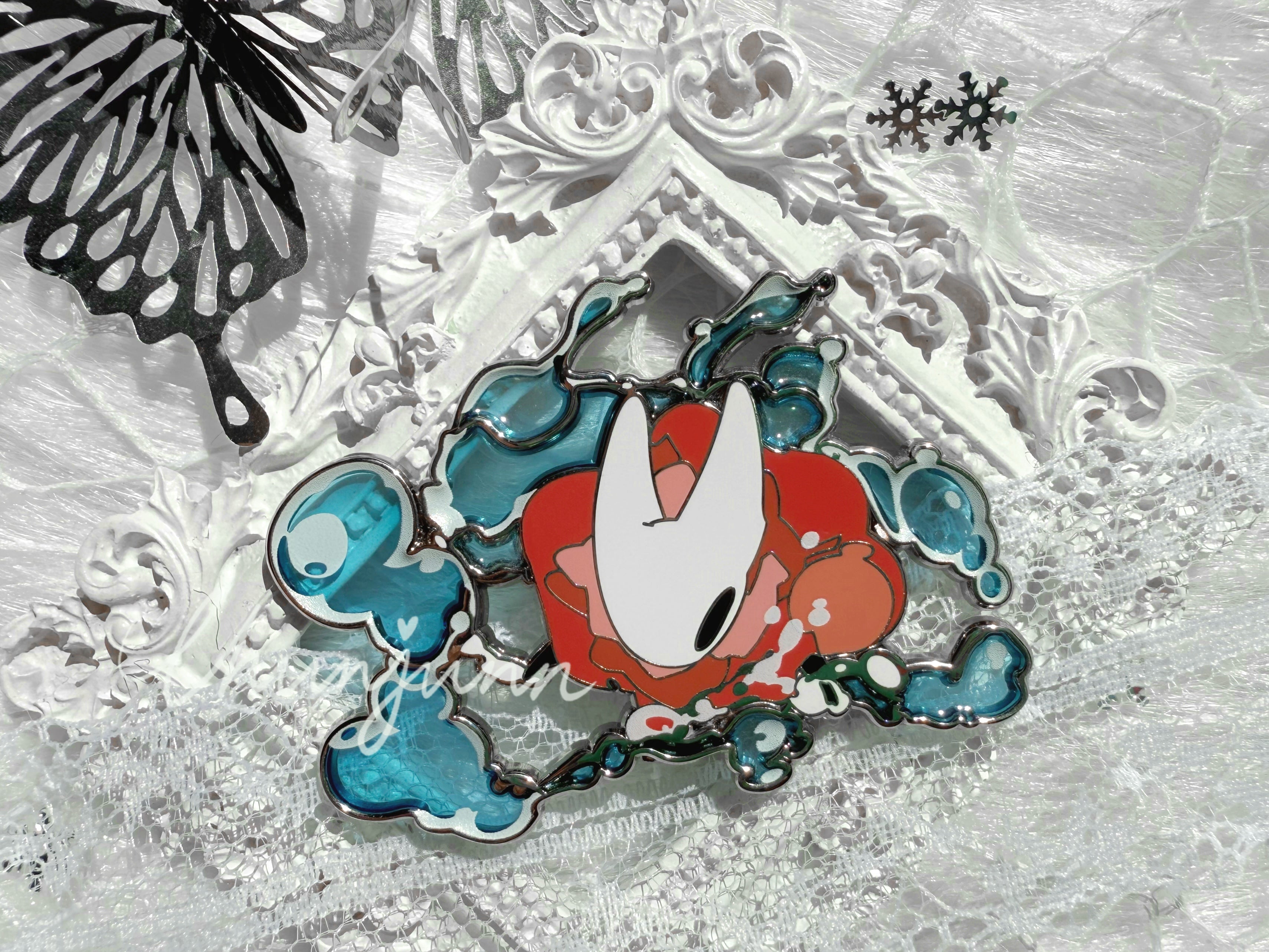 Pin's effet vitrail Hollow Knight Silksong - Hornet : Splash